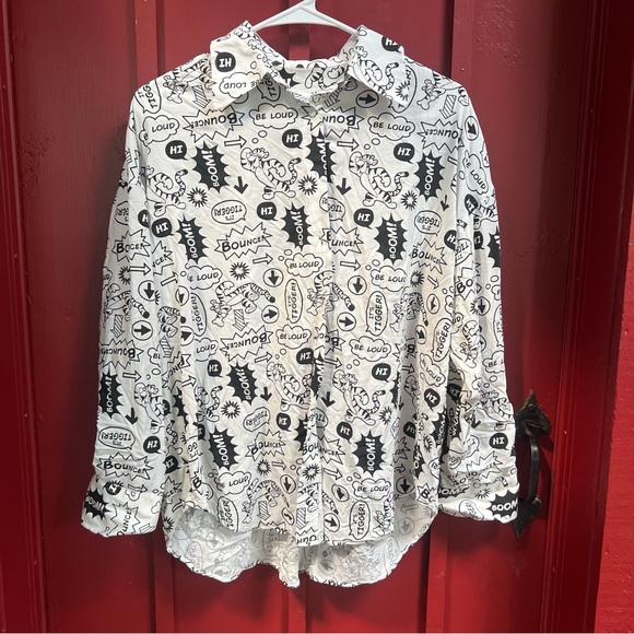 Disney Winnie the Pooh Black and White Graphic Shirt Unisex I’d say - Picture 1 of 5